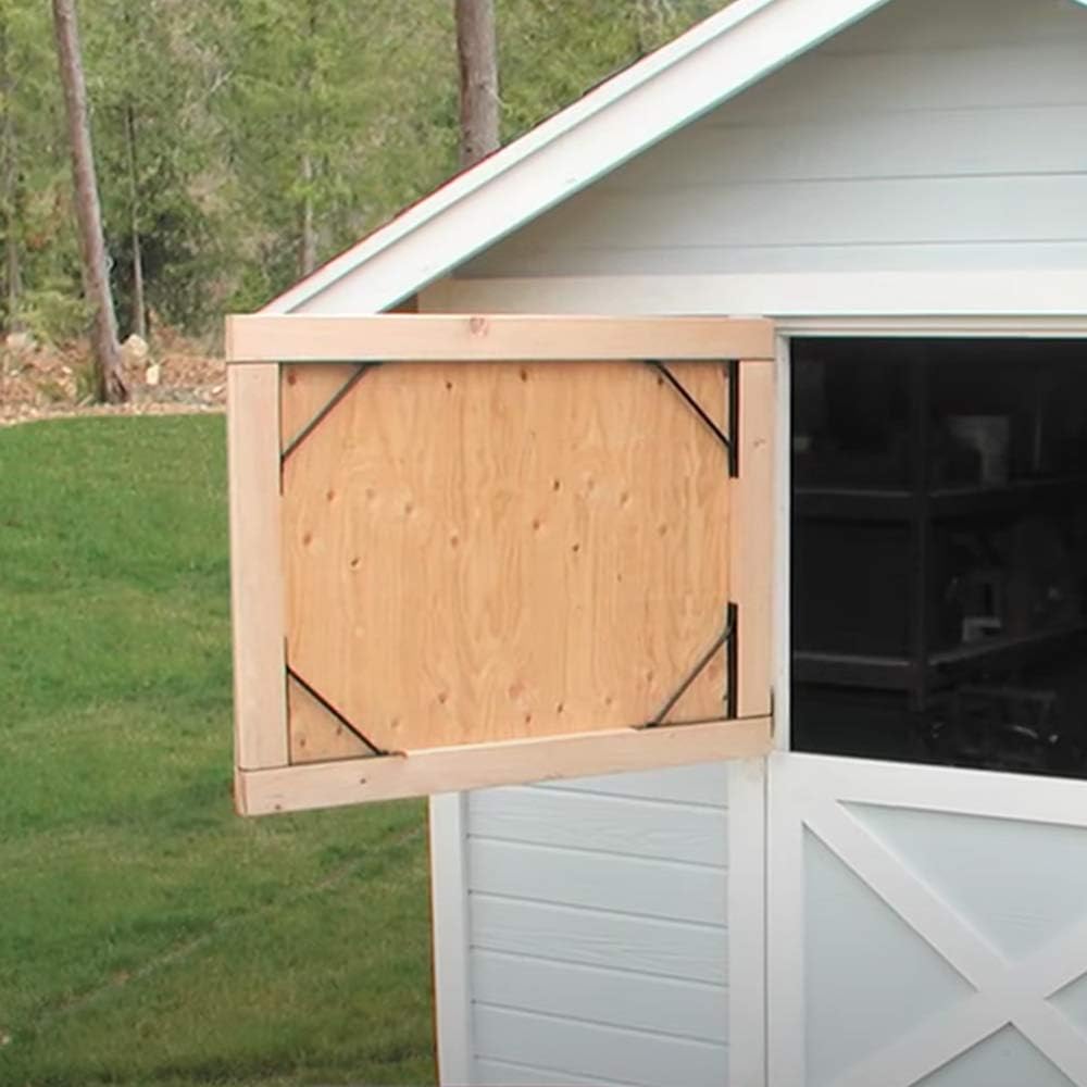 Gate Corner Brace Bracket w/Hinge Kit for Shed Doors Driveway Corral