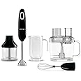 SMEG Hand Immersion Blender and Food Processor, Black
