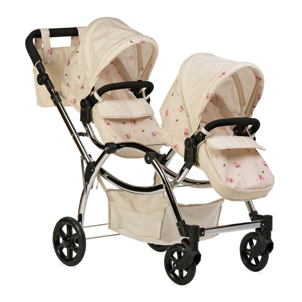 twin dolls pram handle height 90cm