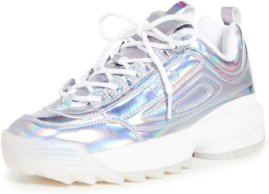 Women's Disruptor II IRI Shoes, White/Multi/White, 9.5 Medium US