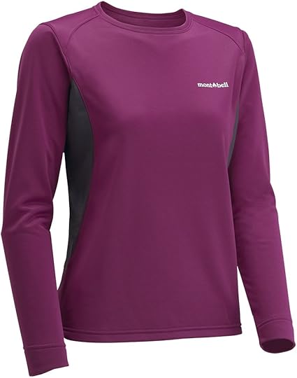 Amazon モンベル Mont Bell ウィックロンzeoシリーズ Women S ロングスリーブt Mulb マルベリー M アウトドア レディース 通販