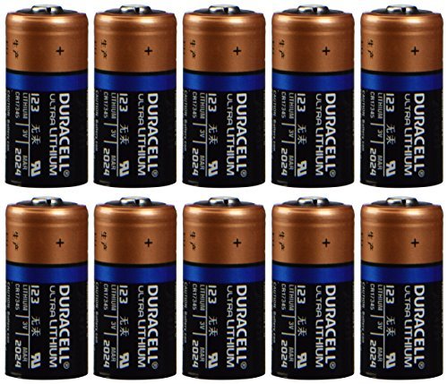 Duracell Dl123 Ultra Lithium Photo, 10 Battery