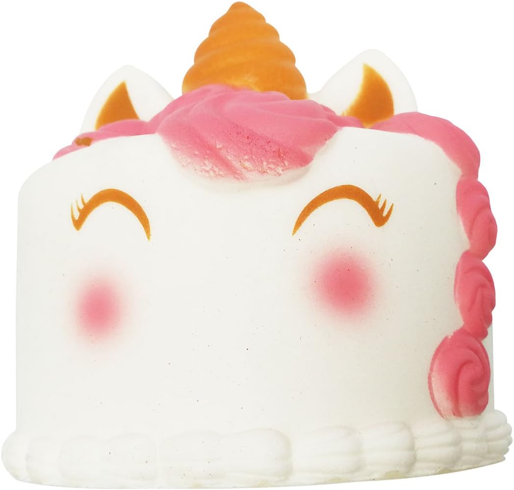 LaliLaco Squishy Unicorn Cake Squeeze Slow Rising Toy Stress Reliever (Unicorn A)