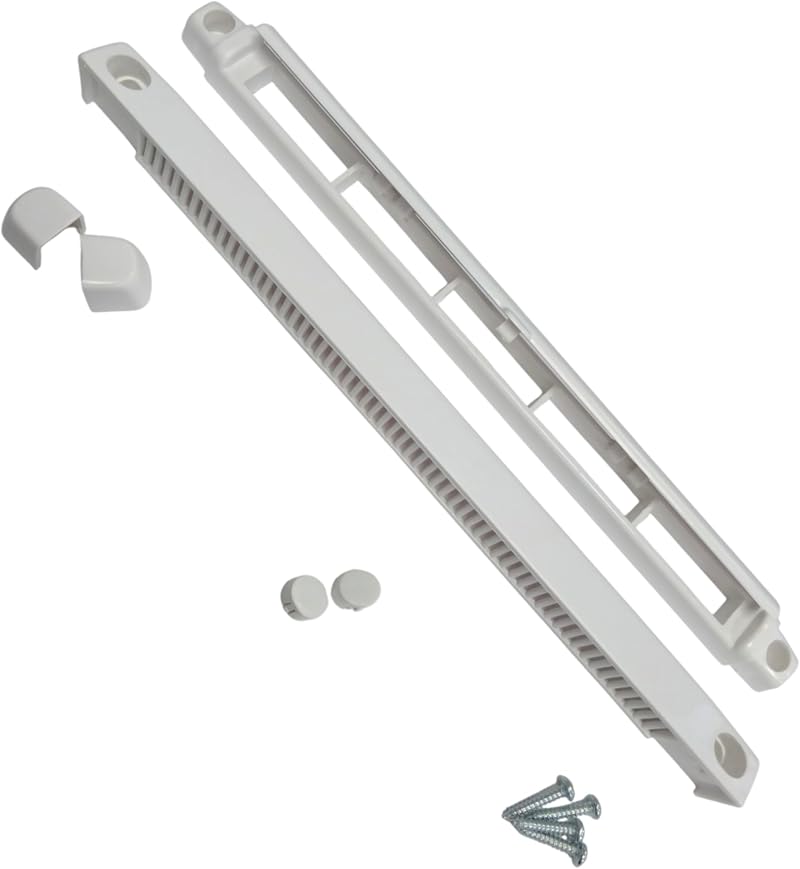Merriway BH05603 Fully Adjustable Trickle Vent 400mm White for PVCu Timber