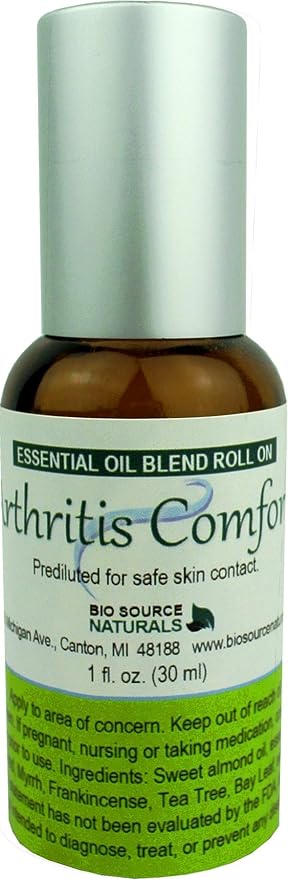 Amazon Com Arthritis Comfort Essential Oil Blend Roll On 1 Fl Oz With Essential Oils Of Bay Leaf Tea Tree Lemon Cedarwood Frankincense And Myrrh Health Personal Care