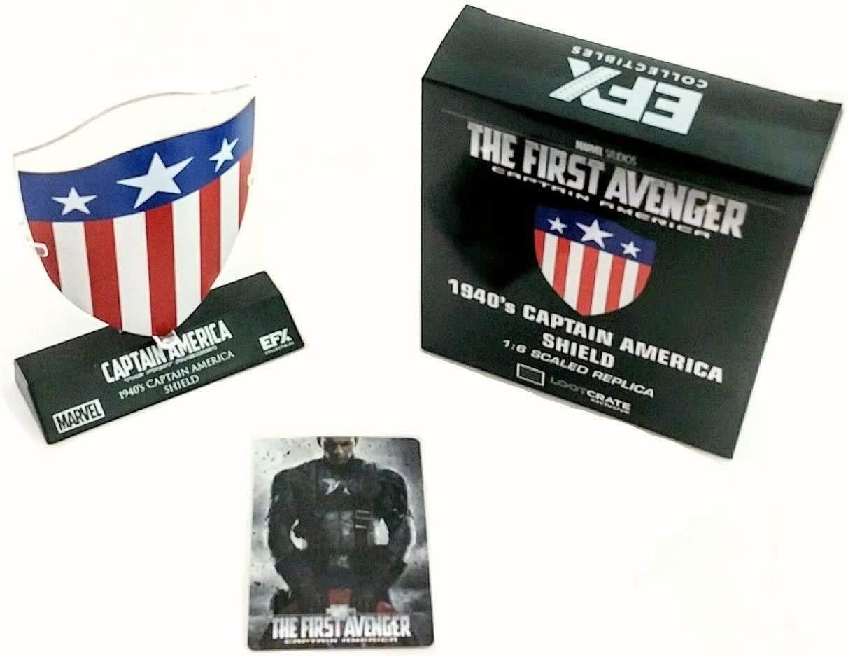 Loot Crate The First Avenger 1940's Captain America Shield 1:6 Scale Replica