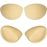 Adamotto Waterproof Push Up Bra Pads Inserts - 2 Pairs Super Thick & Removable, Breast Enhancers for Swimsuits & Sports Bras