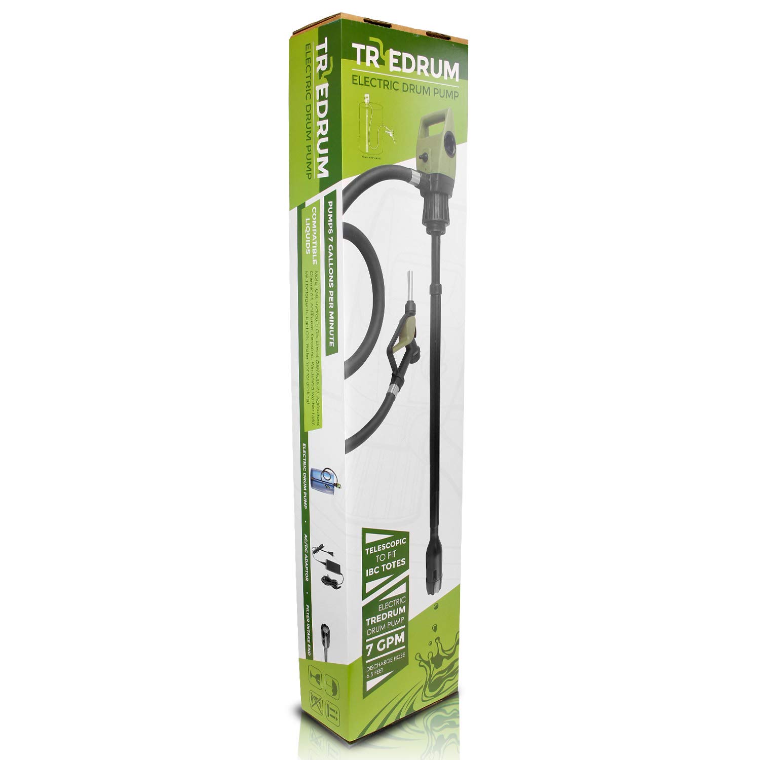 Buy Electric Drum Barrel Pump with Suction Tube33.5 to 49 inch IBC