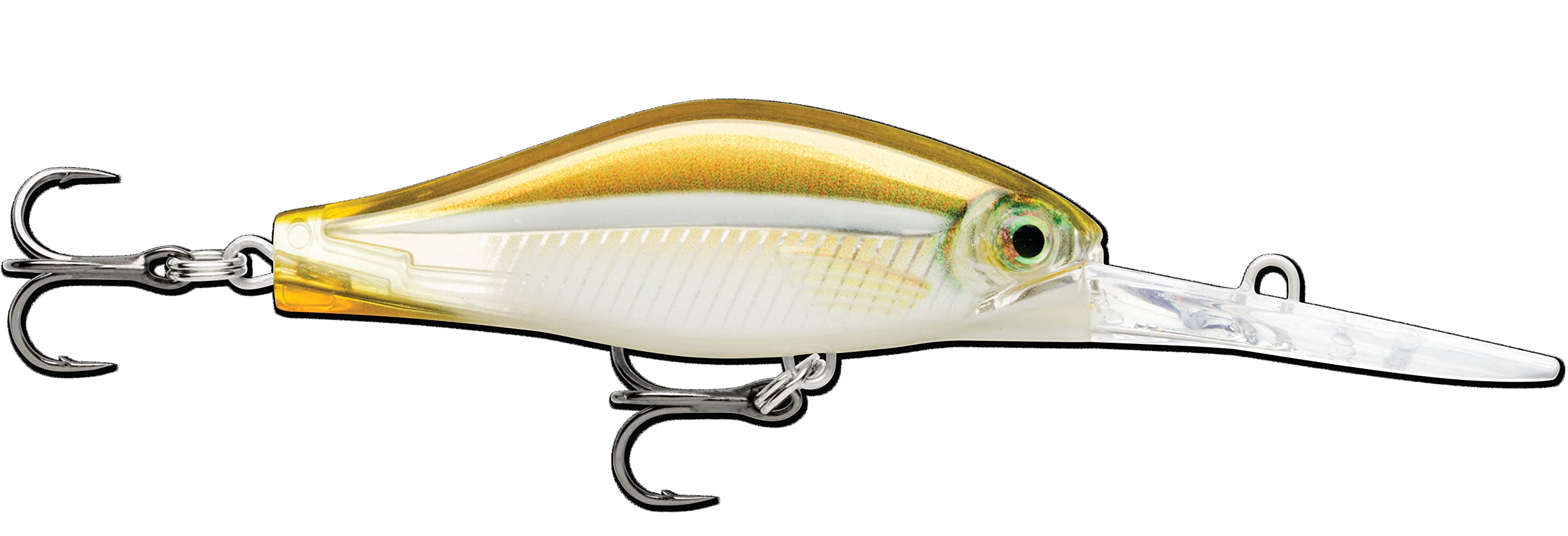 Rapala - Shadow Rap Jack Deep Fishing Lure - Plastic Construction - Floating Freshwater Lure - Swimming Depth 4 m - Size 7 cm/10 g - Made in Estonia - White Pilchard UV