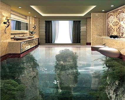 Yangll 3d Wallpaper For Bedroom World Wonderland Peak Cliff