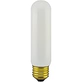 Landlite 2pk LED T10 120V 5W, Frosted, dimmable,for Piano Light/Banker Light, 40W incandiscent Equivalent, Completely Traditi