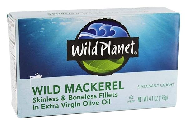 WILD PLANET WILD MACKEREL FILLETS IN ORGANIC EXTRA...