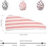 Good Nite 3 Pack Microfibre Hair Towel Wrap Super Absorbent Twist Dry Hair view 2