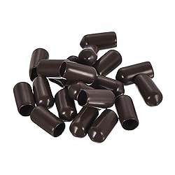 uxcell 20pcs Rubber End Caps 7mm(1/4") ID Vinyl PVC
