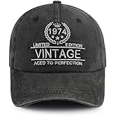 Vintage 32nd 52nd 62nd 82nd 92nd Hats for Men Women, Funny Adjustable Embroidered Birthday Baseball Cap