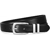 WHIPPY Women's Leather Belts for Jeans Pants Fashion Ladies Belt Gold Buckle Belts for Women