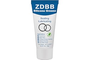 ZDBB Faucet O-Rings Grease Silicone Lubricant Pool Lube Tube for O Ring Rubber Washers Water Filter Pump Gaskets Cartridges Valves Pressure Plugs Seals,1 oz 1-Pack