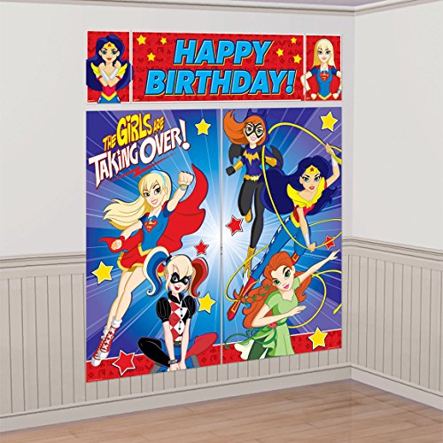 Dc superhero girl scene setters� wall decorating kit