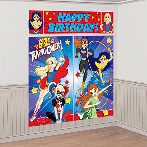 DC SuperHero Girl Scene Setters� Wall Decorating Kit