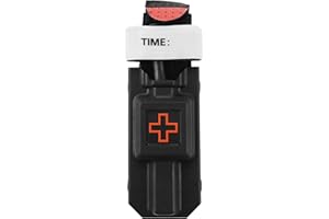 JIMTYEE 1 Pack Tourniquet Holder with Combat One-Handed Tourniquet, Tatical Pouch Included Rescue Medical Tourniquet for Emergency First Aid Tatical Tourniquet Pouch Kit (1 pack- Orange Cross)