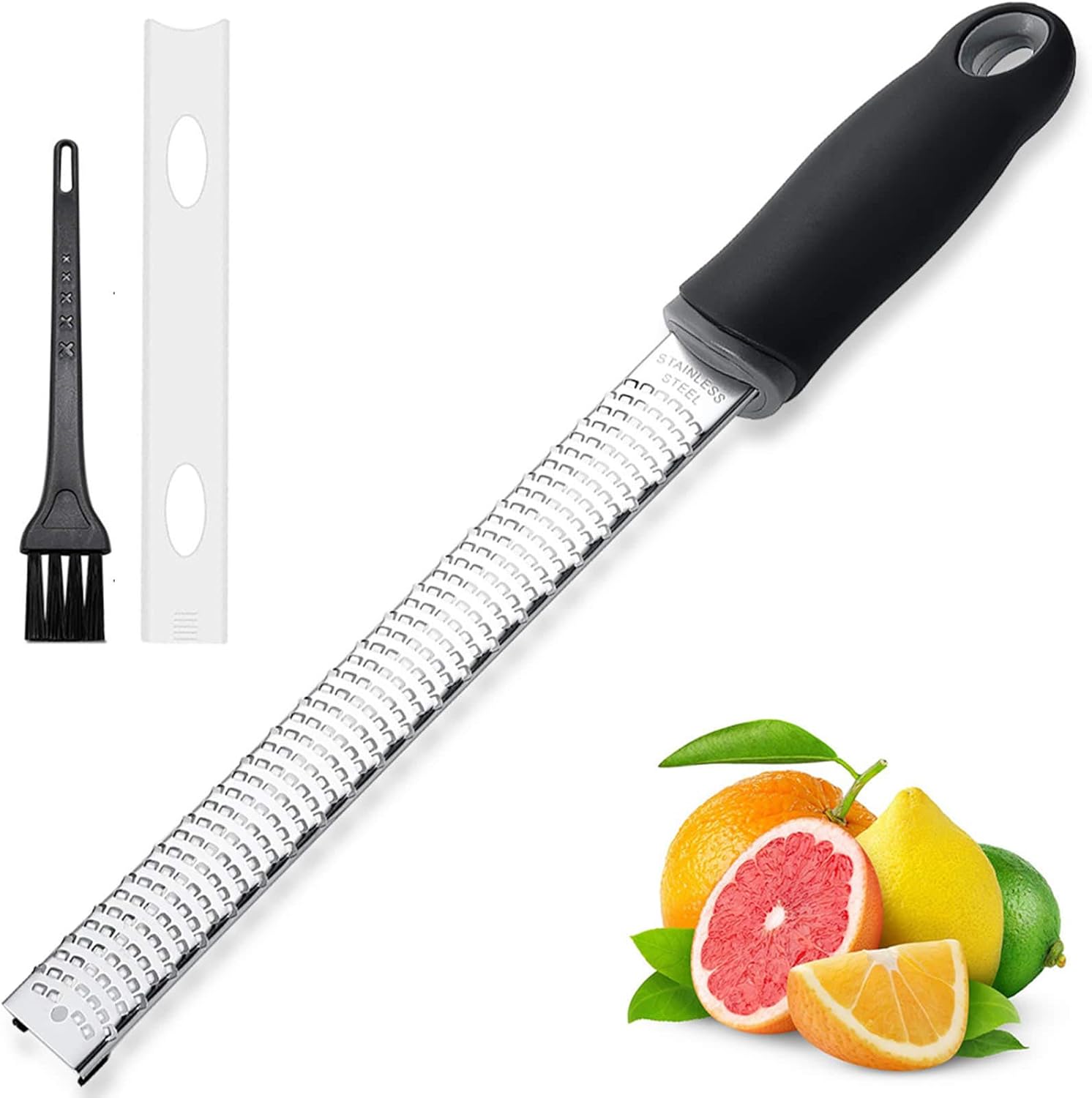 Citrus Lemon Zester, Cheese Grater Stainless Steel for