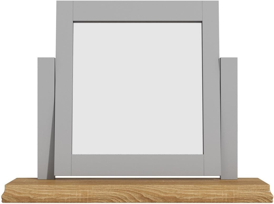 Loire Grey and Oak Dressing Table Mirror
