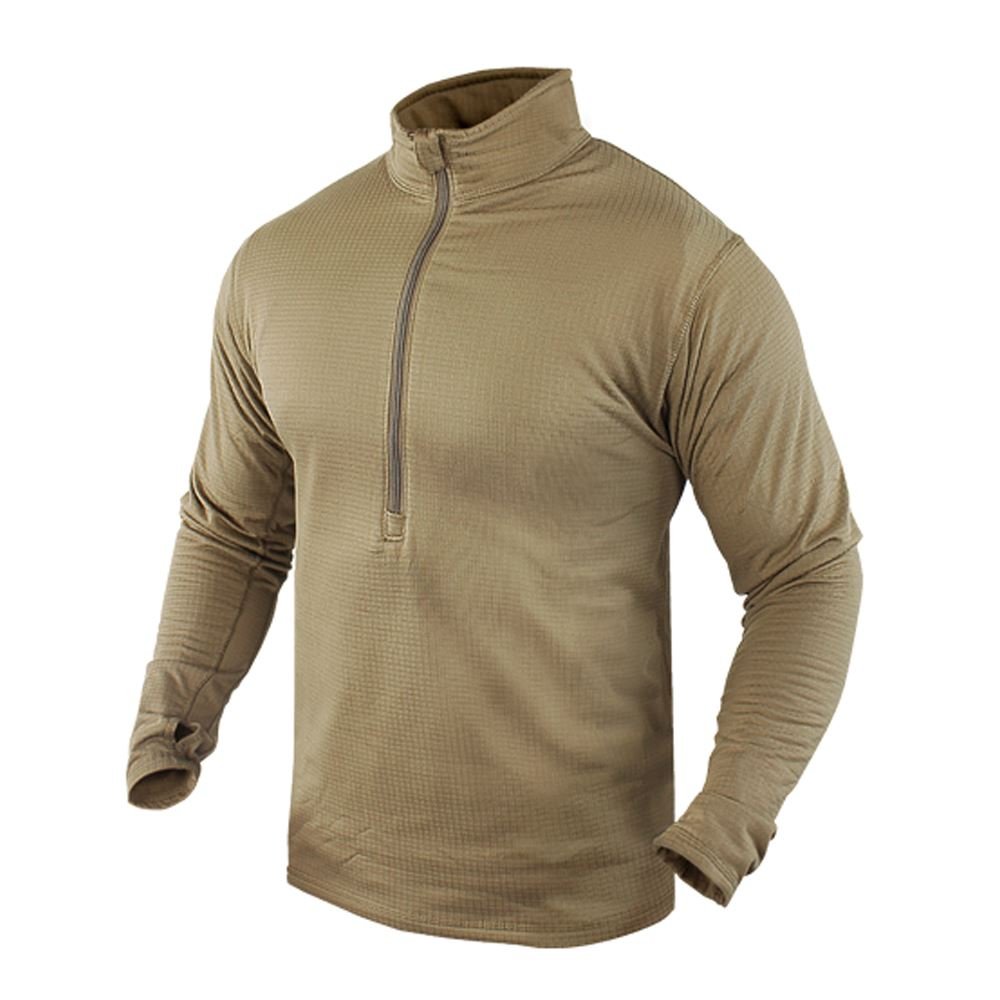 CONDOR 603-003-XL BASE II Zip Pullover Coyote Tan XL Clothing & Accessories Military psychology 