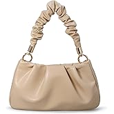 Cloud Pouch Bag Women Shoulder Handbag Soft Vegan Leather Vintage Hobo Chain Cross body Bag