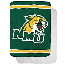 Northern Michigan University Primary Logo Stripes