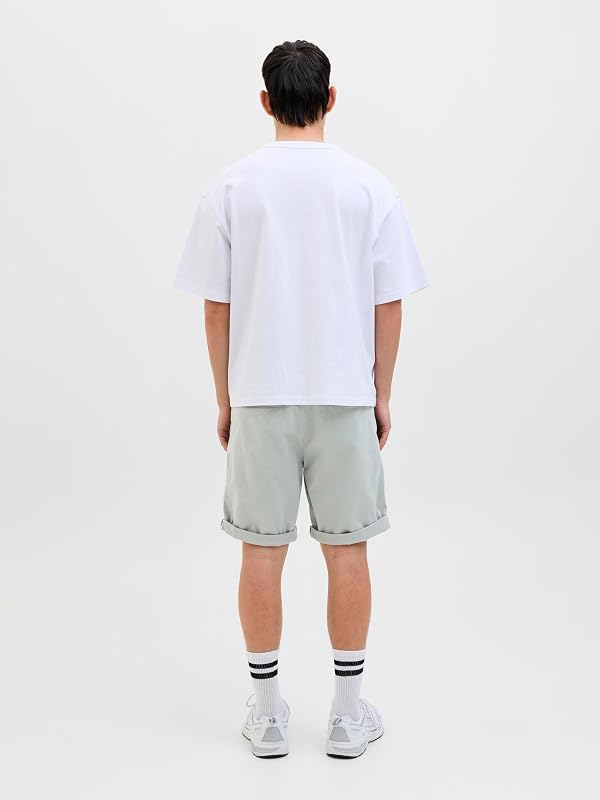 Pantaloncini da Uomo Jpstbowie Solid SRT SN, Grigio Acqua, L