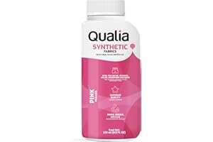 Qualia Synthetic Fabric Dye, Easy to Use, Perfect for Polyester, Spandex, Nylon, and More, Ultra-Concentrated Colors for Vibrant Results, Pink, 1 Pack