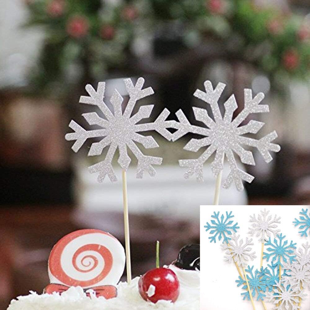 Lot De Cure Dents Pour Decoration De Gateau De Mariage La Reine Des Neiges Argente Bleu Neige Patisserie Ustensiles A Patisserie Betwin360 Tv