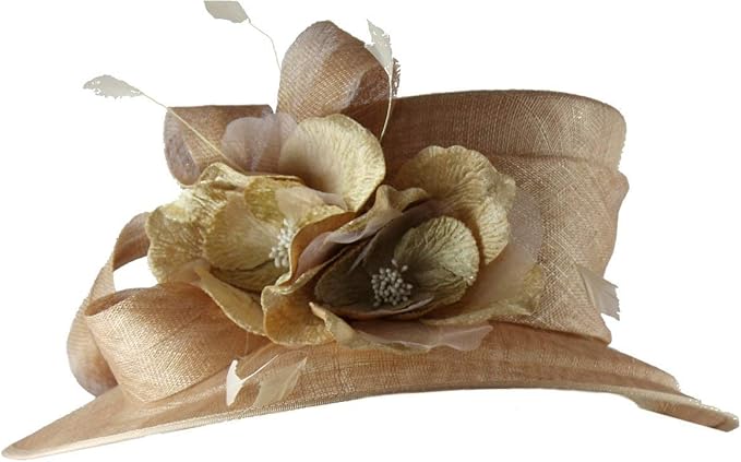 wedding hat brown