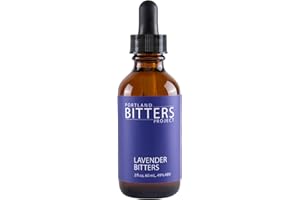 Portland Bitters Project Lavender Bitters – Concentrated Bitters with Layered Flavors Made from Organic, Wild Crafted, Therapeutic Grade Whole Botanicals to Elevate Drinks & Cocktails – 2 fl oz