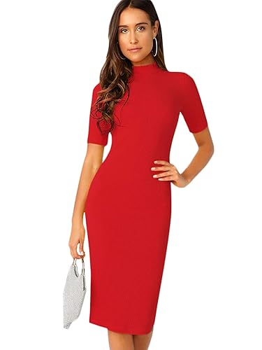shein bodycon dress Shein Asymmetrical Neck Floral Print Split Hem Ruched Side Mesh Bodyco |  Dress