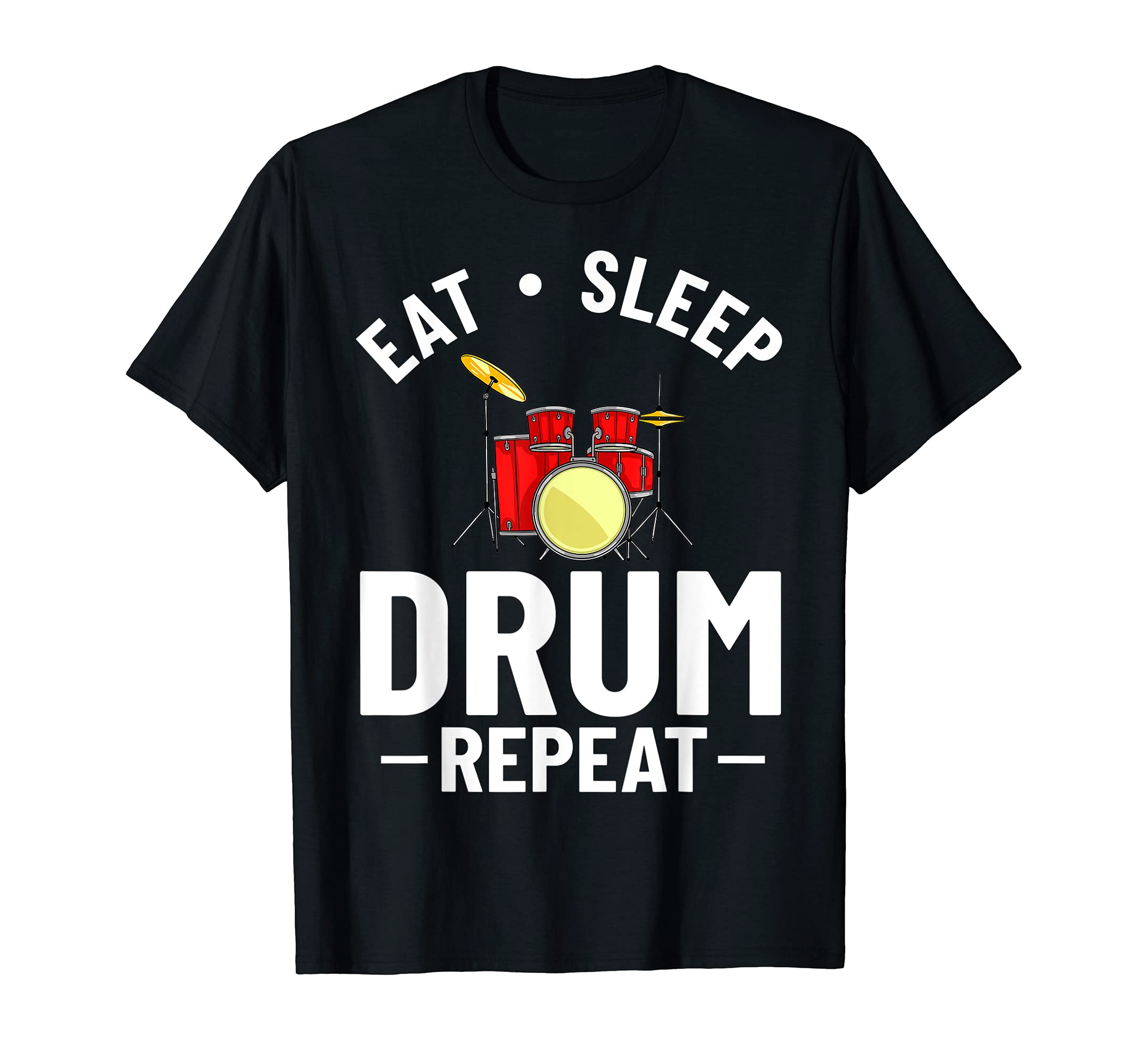 Drum Sticks Player Music Lessons Drummer T-Shirt