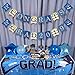 2023 Graduation Banner No DIY Required Graduation Decorations Party Supplies, Grad Banner for Class of 2023 Graduation Party Decorations College, High School Party (Blue Gold)