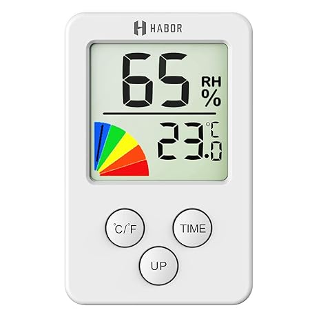 Habor HBHM219AW Thermo-Hygrometer Weiß