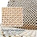Zone Tech Royal Natural Wood Bead Seat Cover- 2-Pack Full Car Massage Cool Premium Comfort Cushion - Reduces Fatigue the Car, Truck or Your Office Chair