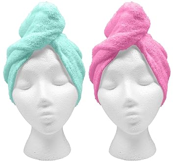 Amazon Com Turbie Twist Xl Hair Towels 2 Pack Extra Large Pink