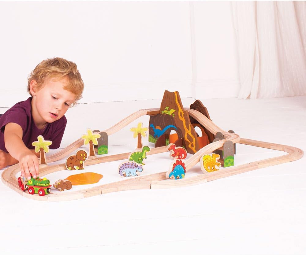 bigjigs dinosaur train set