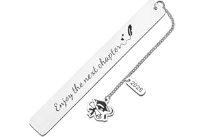 Class of 2025 Senior 2025 Graduation Gifts for Women Men 2025 Enjoy The Next Chapter Bookmarks for Teen Boys Girls Son Daught
