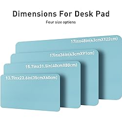 Aothia Large PU Leather Desk Pad Protector