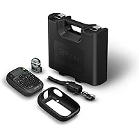 LABELWORKS Epson LW-PX300VP Industrial Label Maker Complete Kit - with Accessories, Sticker Labels, Magnetic Tape Compatible,