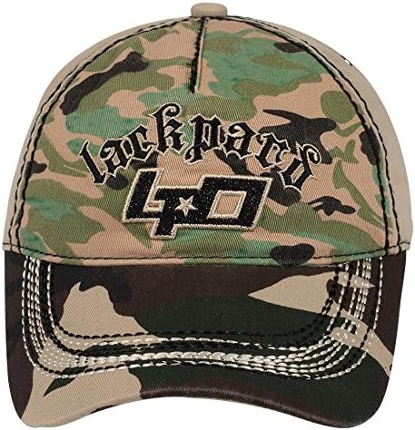 Lackpard Embroidered LPD on Camo Front Caps