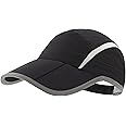 Connectyle Foldable Mesh Sports Cap with Reflective Stripe Breathable Sun Runner Cap