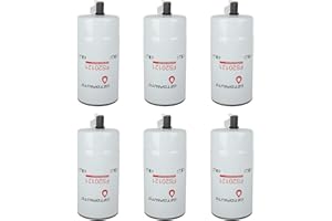 GETOPAUTO FS20121 Fuel Water Separator Cartridge Compatible with Cummins L9, B6.7 Replaces 5444245 5528103(set of 6)