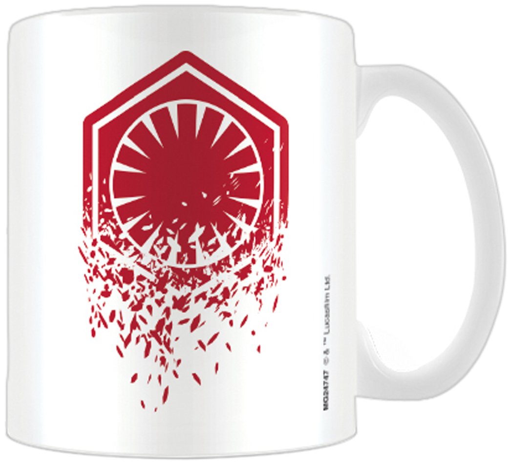 Pyramid International Star Wars The Last Jedi (First Order Symbol) Official Boxed Ceramic Coffee/Tea Mug, Paper, Multi-Colour, 11 x 11 x 1.3 cm