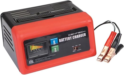 Centech Battery Charger 60431 2 6 Amp 6 12v Manual Charger Amazon Ca Cell Phones Accessories