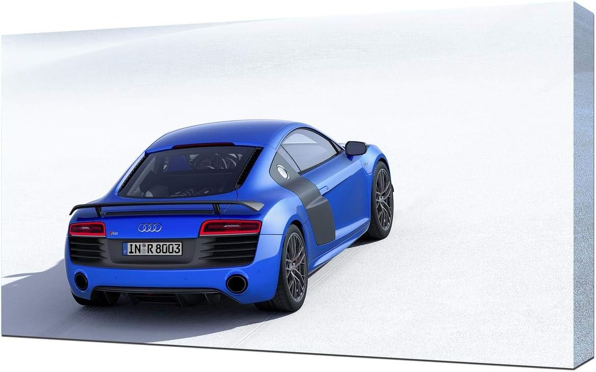 Amazon Com Lilarama Usa 15 Audi R8 Lmx V2 Canvas Art Print Wall Art Canvas Wrap Posters Prints
